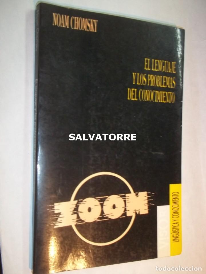 Libros de segunda mano: NOAM CHOMSKY. EL LENGUAJE Y LOS PROBLEMAS DEL CONOCIMIENTO. VISOR 1992 - Foto 1