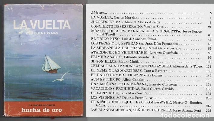 Libros de segunda mano: LA VUELTA Y 19 CUENTOS MAS. VIII CONCURSO DE CUENTOS HUCHA DE ORO. - A-CUENTO-0836