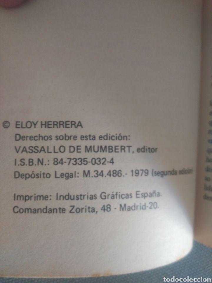 Libros de segunda mano: Que Dios os lo demande. Eloy Herrera - Foto 3