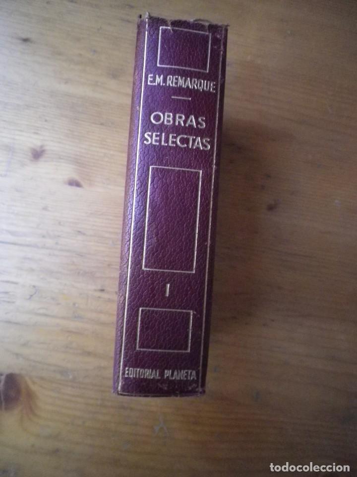 Libros de segunda mano: OBRAS SELECTAS E.M. REMARQUE EDITORIAL PLANETA - Foto 1