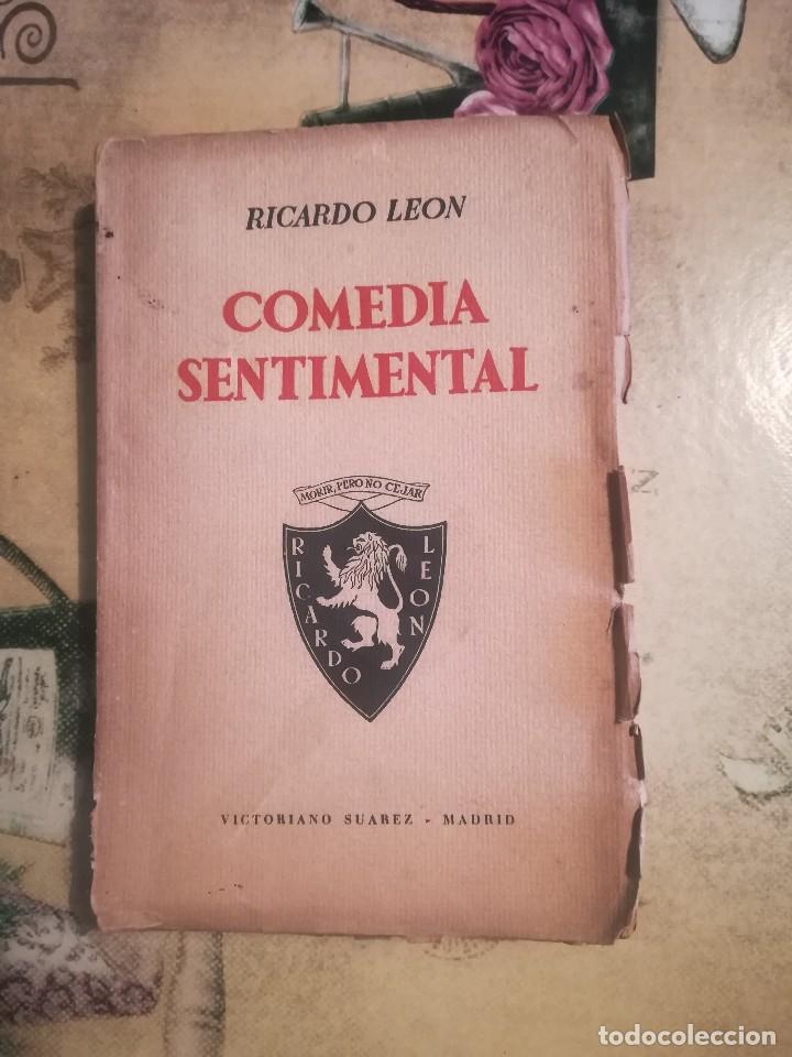 Libros de segunda mano: Comedia sentimental - Ricardo Le&oacute;n - 1939 - Foto 1