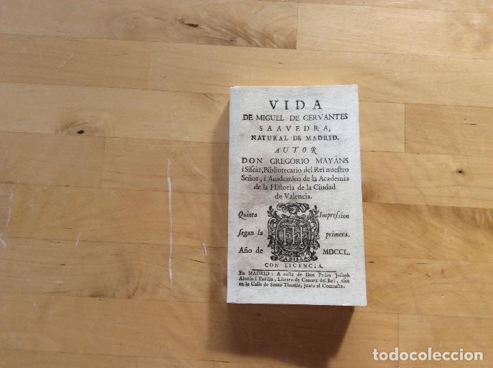 Libros de segunda mano: Vida de Miguelde Cervantes Saavedra