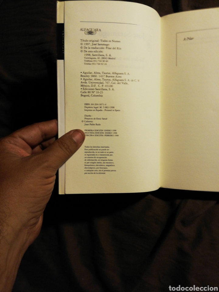 Libros de segunda mano: Todos los nombres - Foto 4