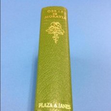 Libros de segunda mano: OBRAS DE MORAVIA / MAESTROS DE HOY / PLAZA & JANES / 1ª EDICION 1964
