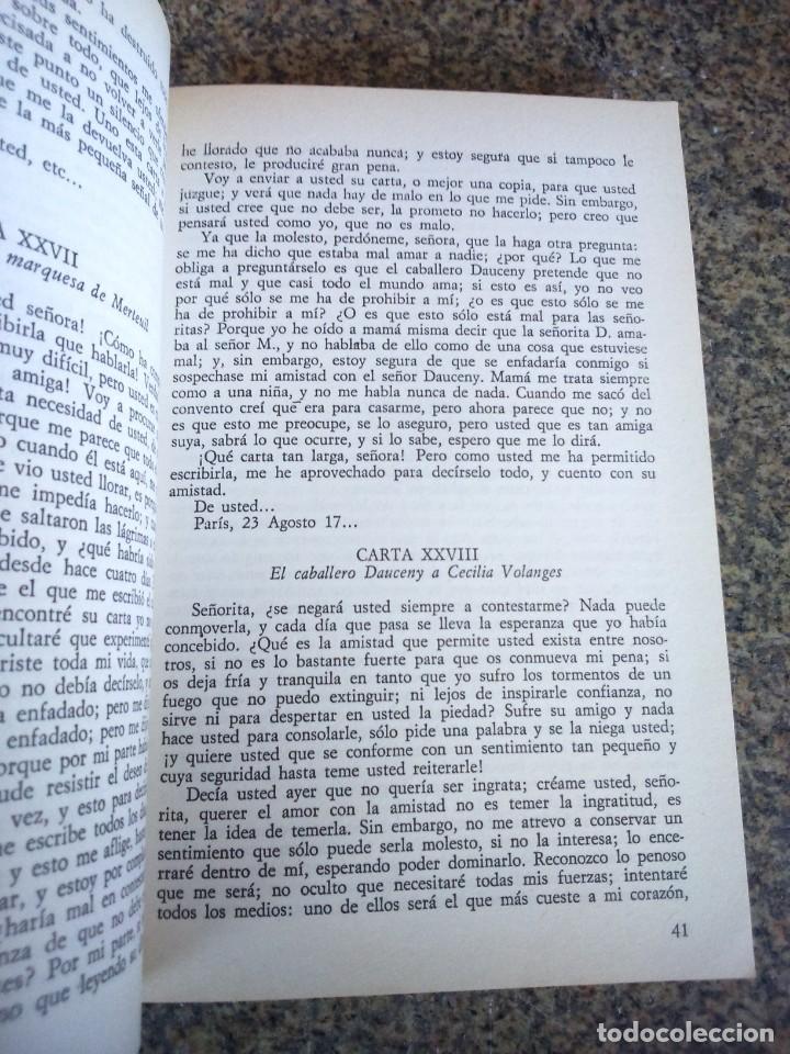 Libros de segunda mano: RELACIONES PELIGROSAS -- CHODERLOS DE LACLOS -- SALVAT 1987 -- - Foto 2