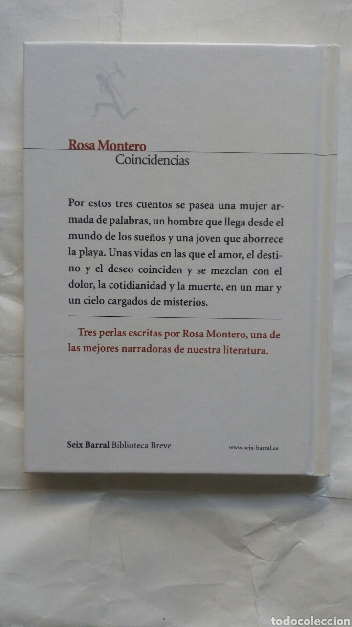 Libros de segunda mano: Coincidencias. Rosa Montero. - Foto 2