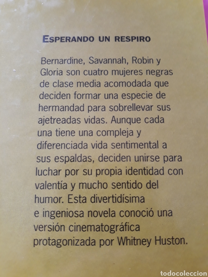 Libros de segunda mano: Esperando un respiro - terry mcmillan - Foto 2