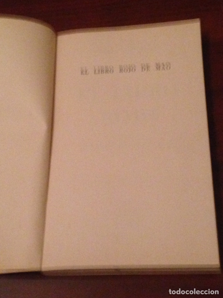 Libros de segunda mano: El libro rojo,introduccion de lin piao. - Foto 4