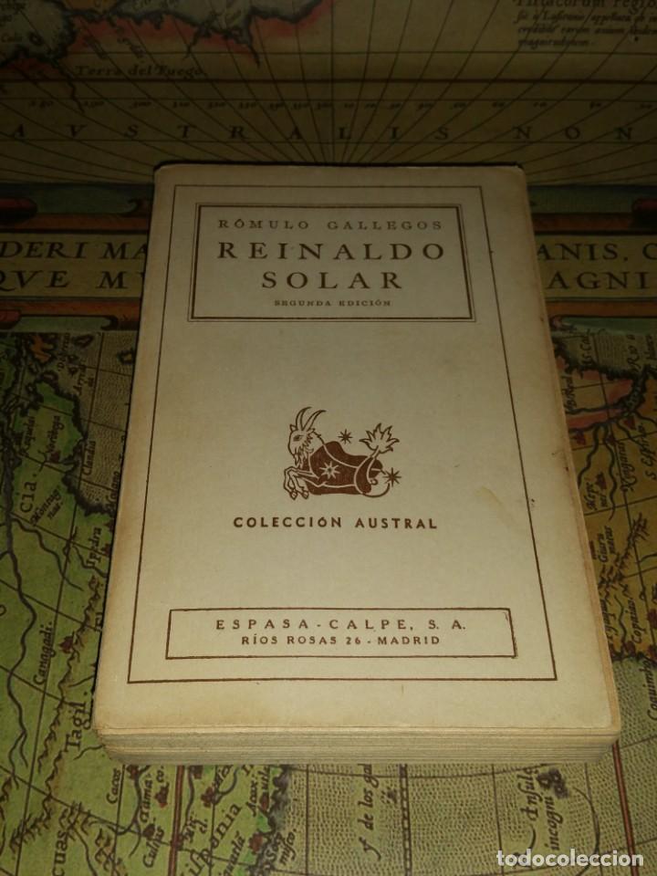 Libros de segunda mano: REINALDO SOLAR- ROMULO GALLEGOS 1941 - Foto 1