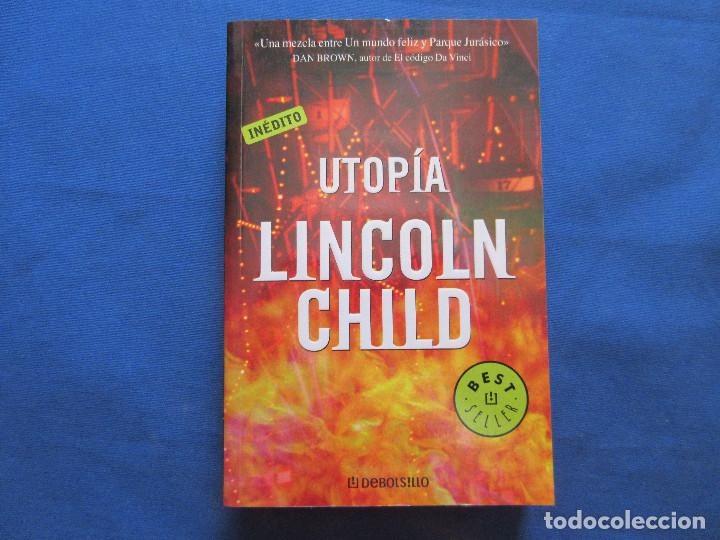 Libros de segunda mano: LINCOLN CHILD / UTOP&Iacute;A - Foto 1