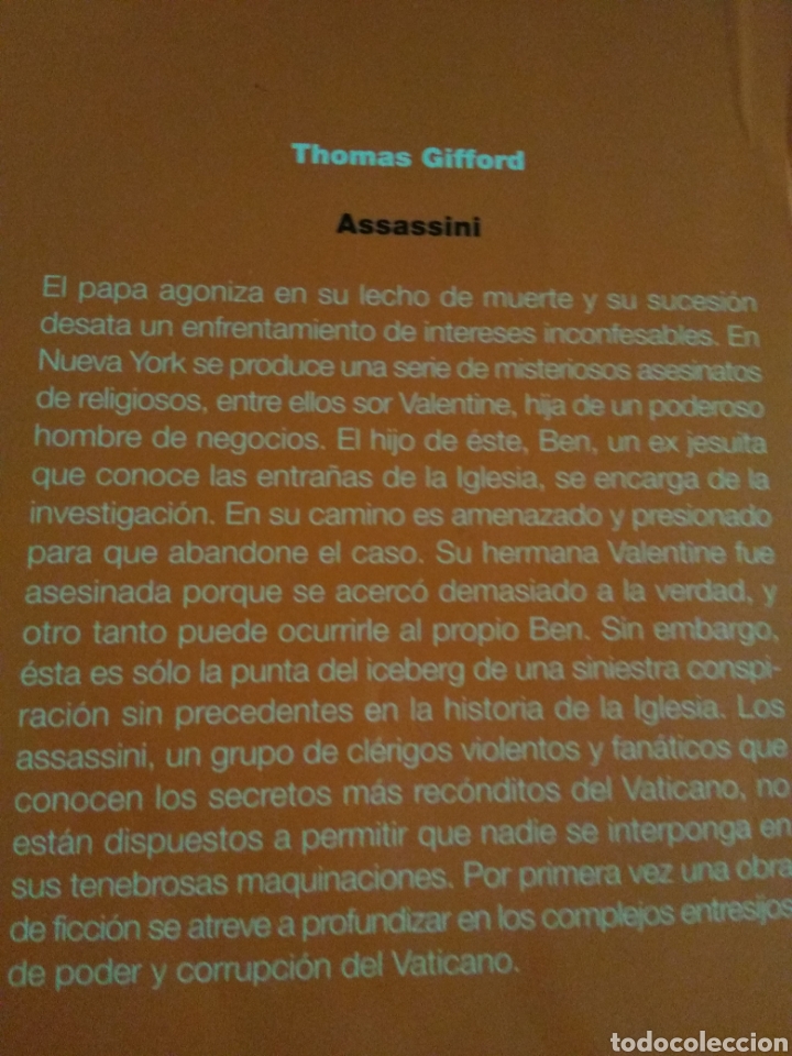Libros de segunda mano: Assassini. Thomas Gifford - Foto 2