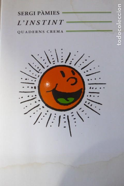 Libros de segunda mano: LINSTINT. SERGI P&Agrave;MIES. - Foto 1