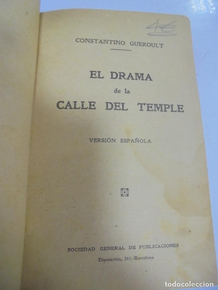 Libros de segunda mano: EL DRAMA DE LA CALLE DEL TEMPLE. CONSTANTINO GUEROULT. BARCELONA.