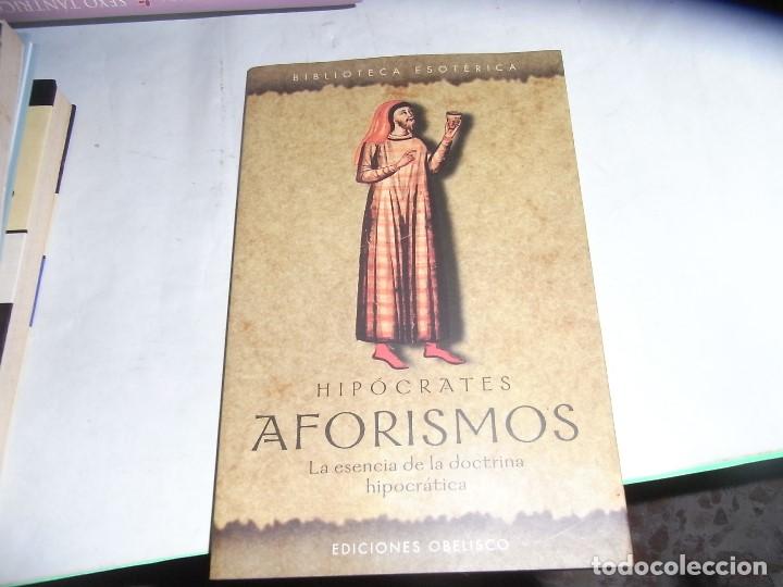 Libros de segunda mano: Hipocrates, Aforismos, Ed. Obelisco - Foto 1