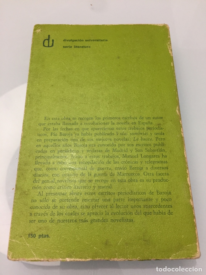 Libros de segunda mano: Libro Escritos de juventud. P&iacute;o baroja - Foto 5