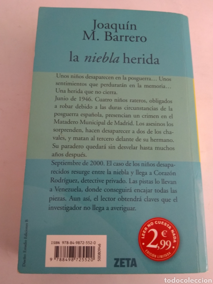 Libros de segunda mano: LA NIEBLA HERIDA - Foto 2
