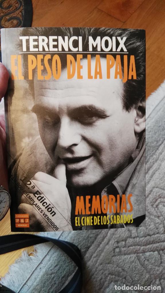 Libros de segunda mano: libro terenci moix el peso de la paja