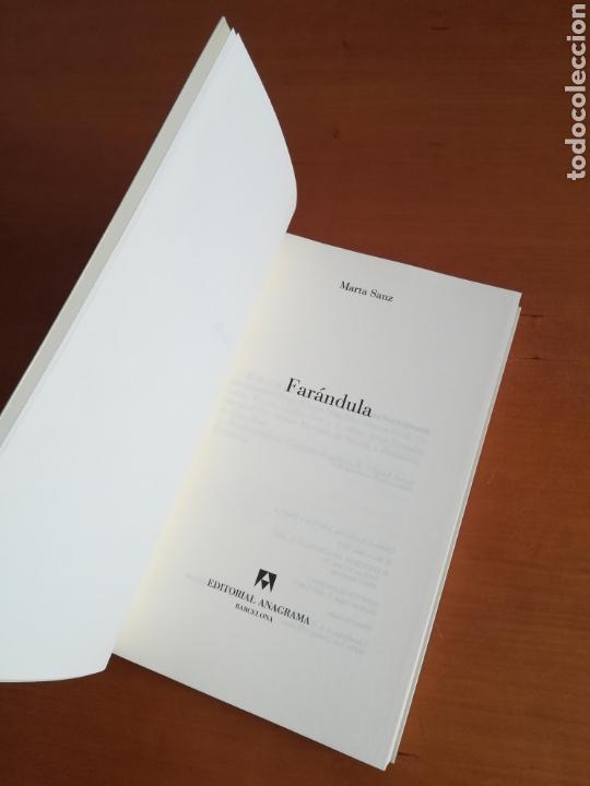 Libros de segunda mano: Far&aacute;ndula - Marta Sanz - Foto 9
