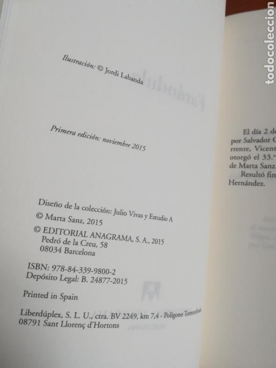 Libros de segunda mano: Far&aacute;ndula - Marta Sanz - Foto 10
