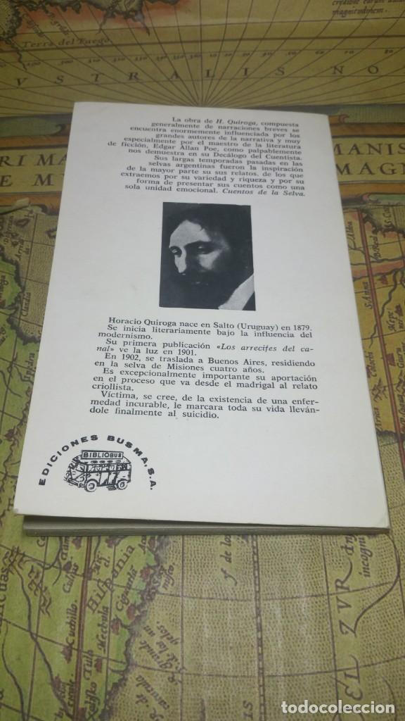 Libros de segunda mano: CUENTOS DE LA SELVA. HORACIO QUIROGA. BUSMA 1982. - Foto 6