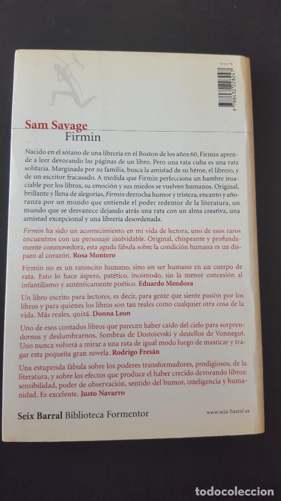 Libros de segunda mano: Firmin - Sam Savage - Foto 2