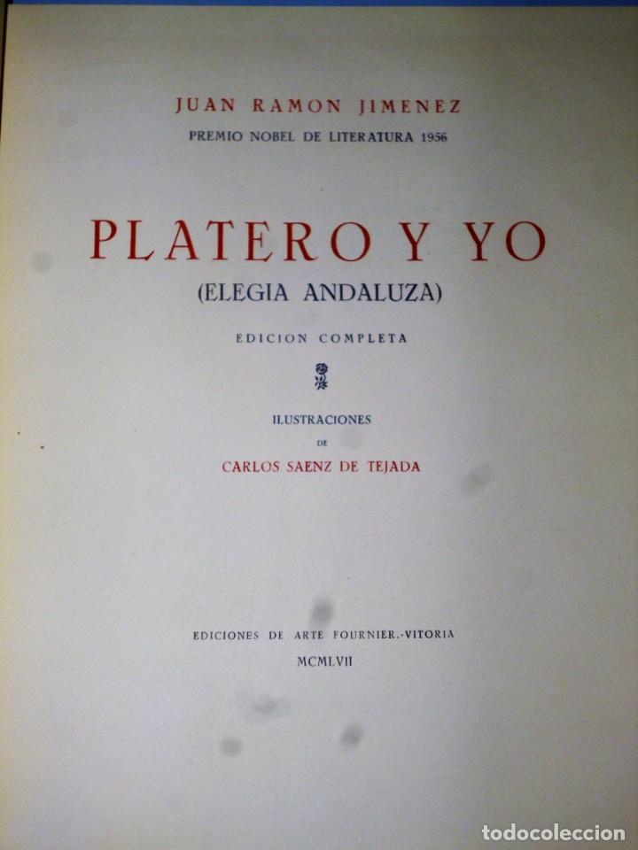 Libros de segunda mano: PLATERO Y YO (ELEG&Iacute;A ANDALUZA) - Foto 2