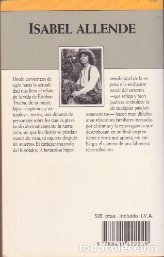Libros de segunda mano: La casa de los esp&iacute;ritus / Isabel Allende - Foto 2