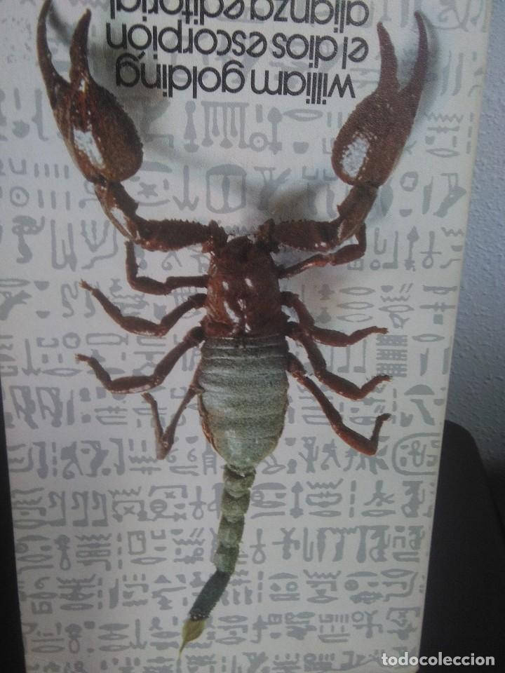 Libros de segunda mano: William Golding, El dios escorpi&oacute;n - Foto 1