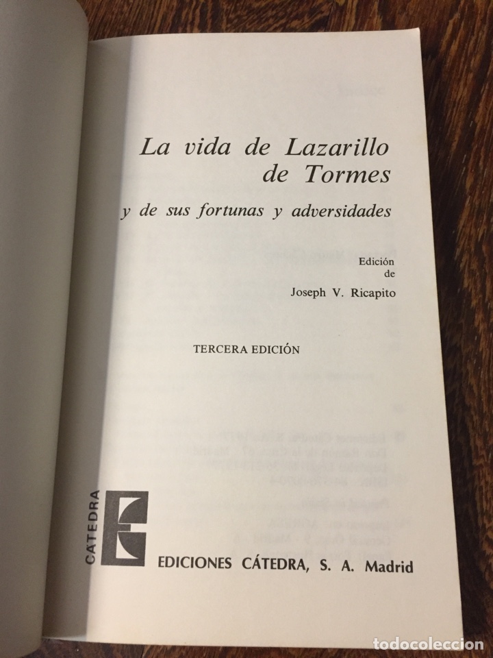 Libros de segunda mano: Libro Lazarillo de Tormes. - Foto 2