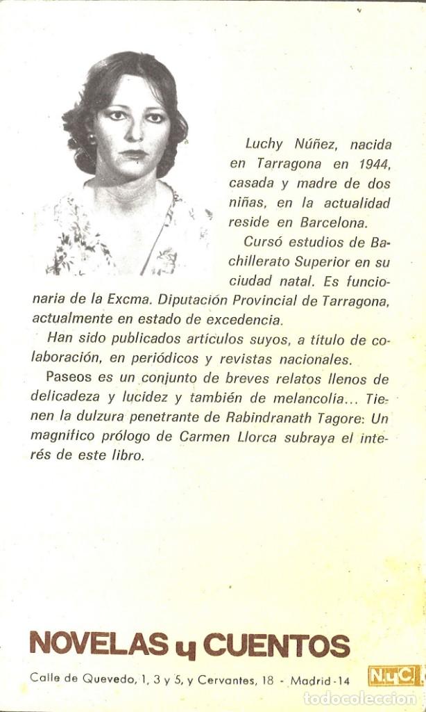 Libros de segunda mano: Paseos. Luchy N&uacute;&ntilde;ez. 1979 - Foto 2