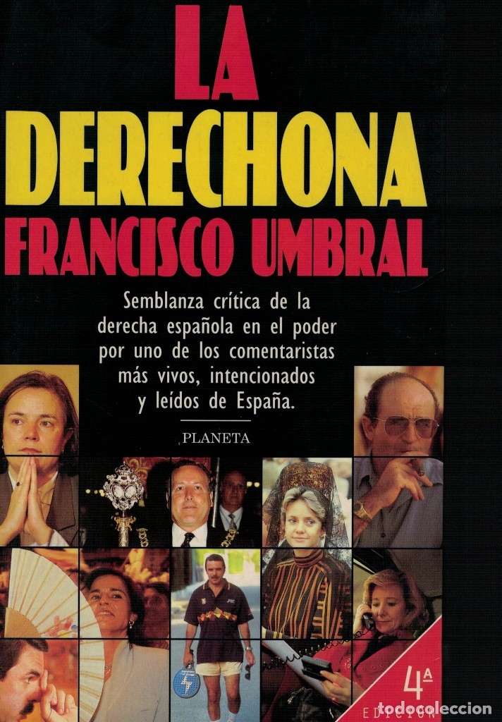 Libros de segunda mano: Francisco Umbral, La derechona - Foto 1