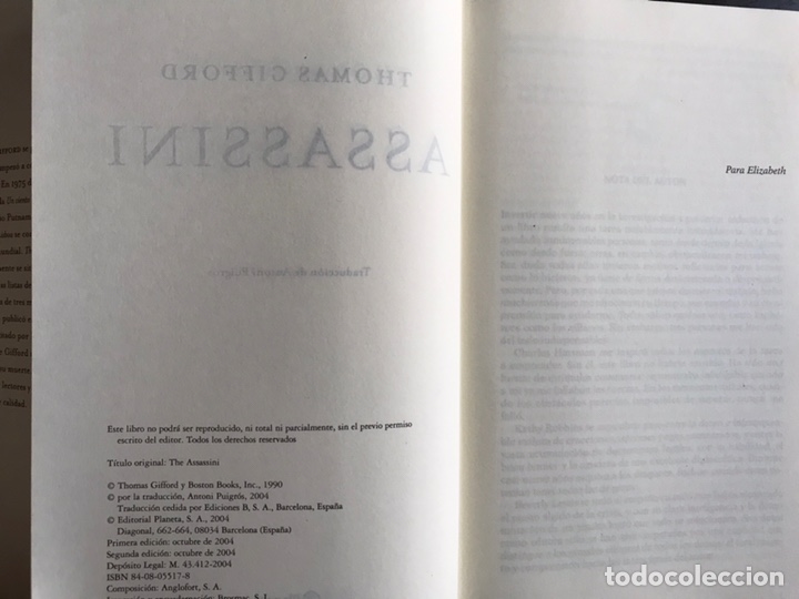 Libros de segunda mano: Assassini. Thomas Gilford. Como nuevo - Foto 4