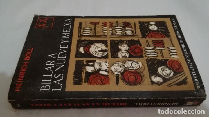 Libros de segunda mano: BILLAR A LAS NUEVE Y MEDIA	 / 	HEINRICH BOLL	 / 	SEIX BARRAL