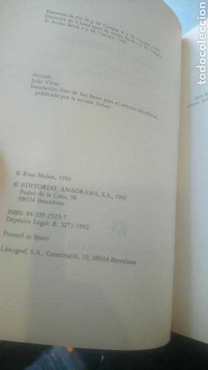 Libros de segunda mano: Mi coraz&oacute;n de traidor, r&iacute;an malan. Anagrama. - Foto 3
