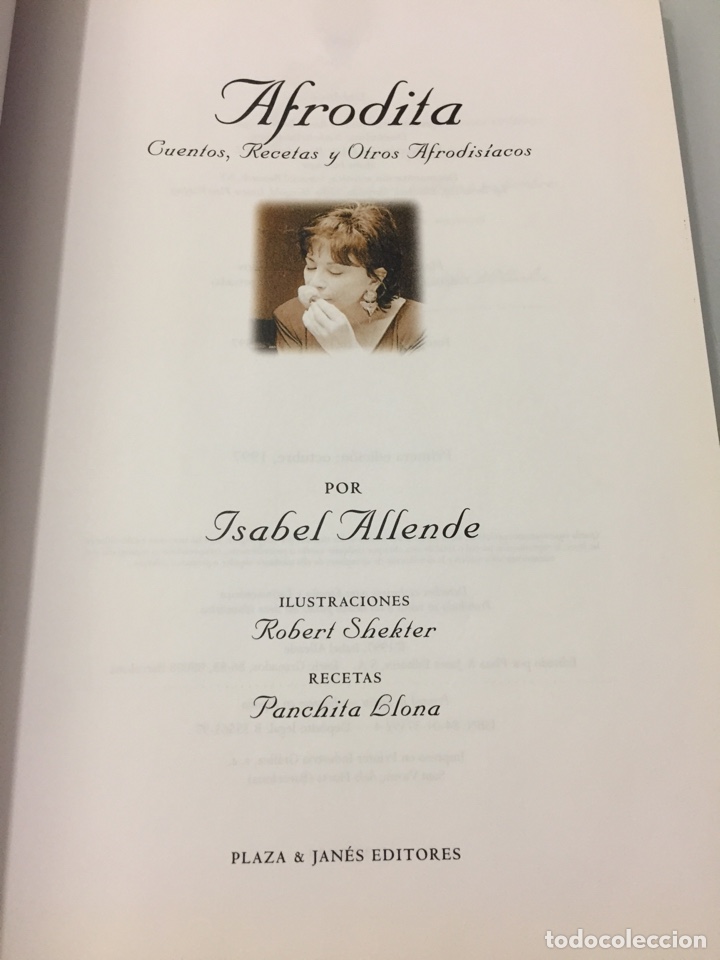 Libros de segunda mano: Afrodita. Isabel Allende - Foto 3