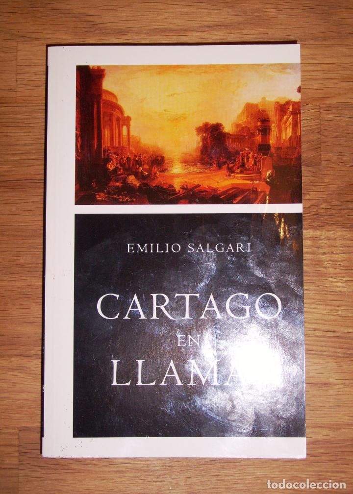 Libros de segunda mano: SALGARI, Emilio. Cartago en llamas - Foto 1