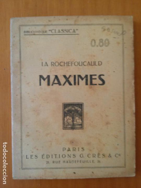 Libros de segunda mano: Maximes. La Rochefoucauld. - Foto 1