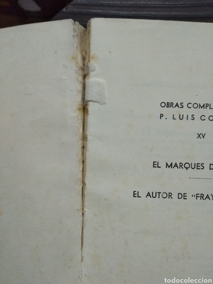 Libros de segunda mano: El Marqu&eacute;s de Mora. Luis Coloma. Ed Raz&oacute;n y fe - Foto 2
