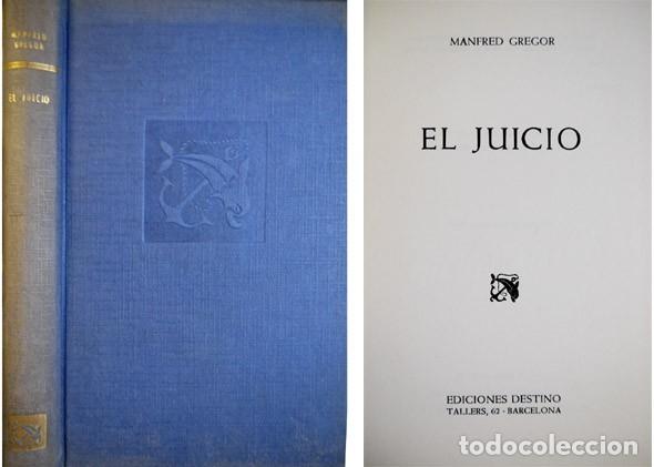 Libros de segunda mano: GREGOR, Manfred.  El juicio. 1961. - Foto 1