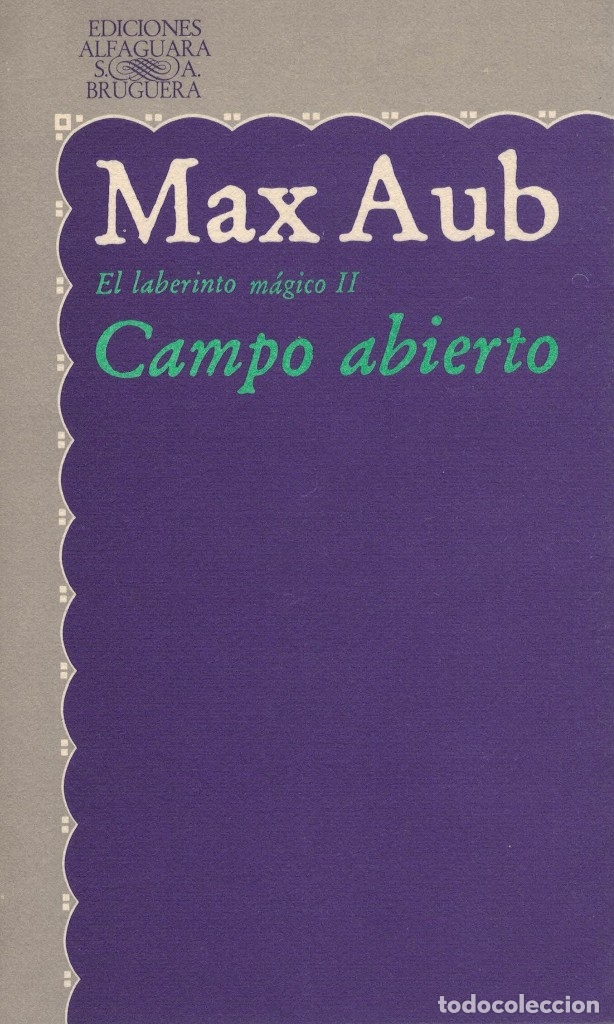 Libros de segunda mano: Max Aub, Campo abierto - Foto 1