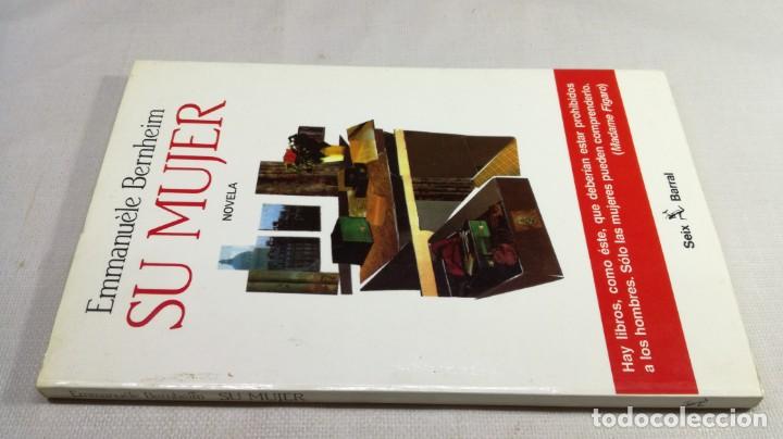 Second hand books: SU MUJER	 / 	EMMANUELE BERNHEIM	 / 	SEIX BARRAL