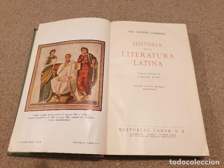 Historia De La Literatura Latina Editorial L Comprar En Todocoleccion 150948102