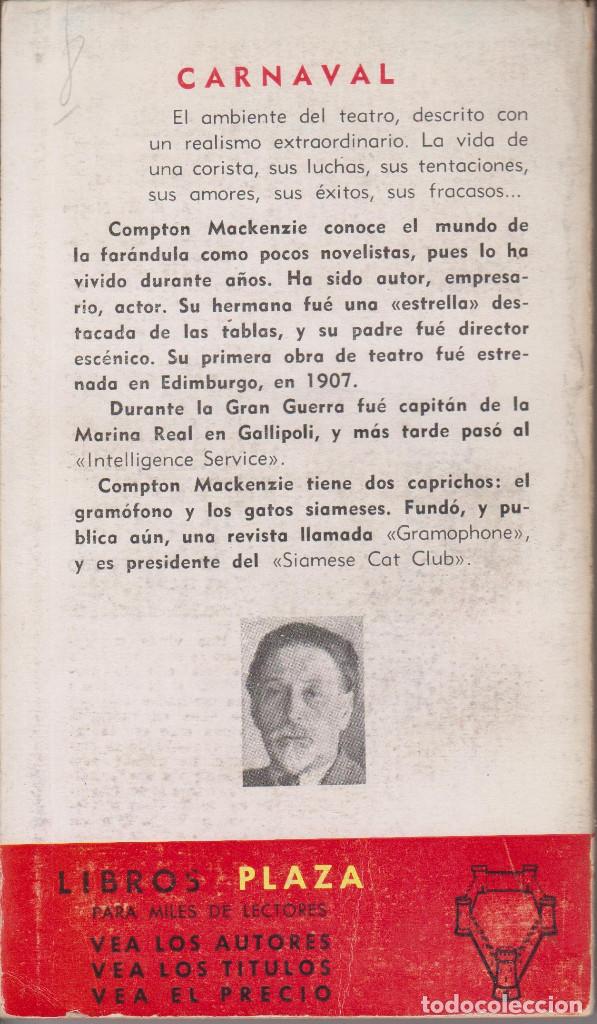 Libros de segunda mano: Carnaval - Mackenzie, Compton - Foto 2