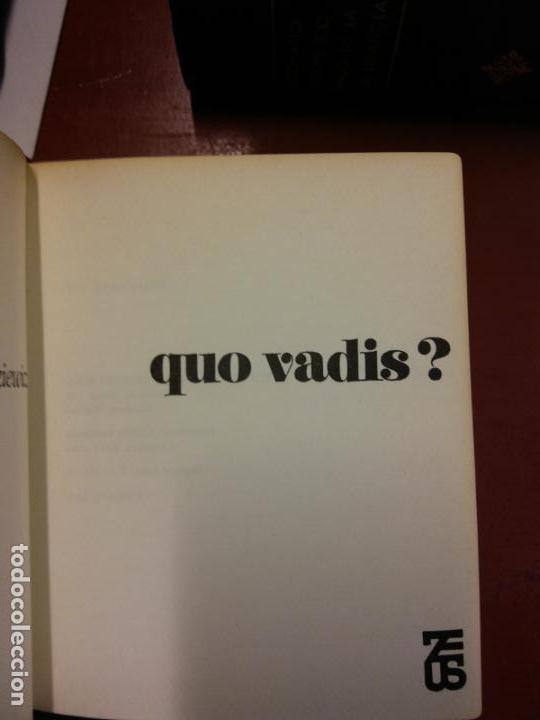 Second hand books: BJS.SIENKLEWICS.QUO VADIS?.EDT, ZEUS..
