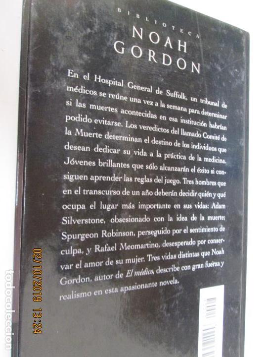 Libros de segunda mano: EL COMIT&Eacute; DE LA MUERTE -  BIBLIOTECA NOAH GORDON  - EDICIONES B  2003. - Foto 2