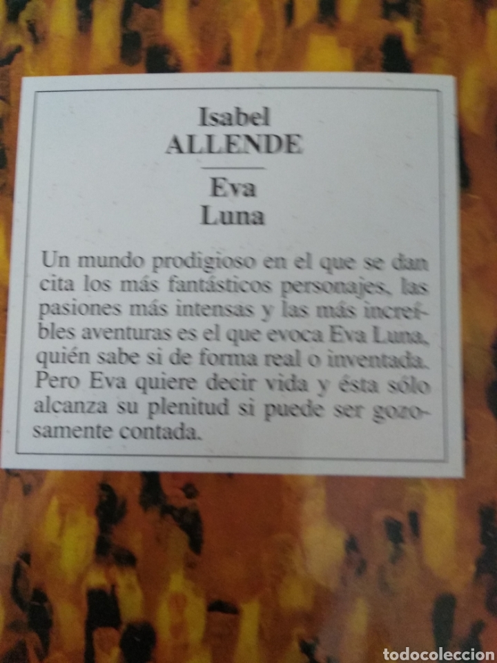 Libros de segunda mano: Eva Luna. Isabel Allende - Foto 2