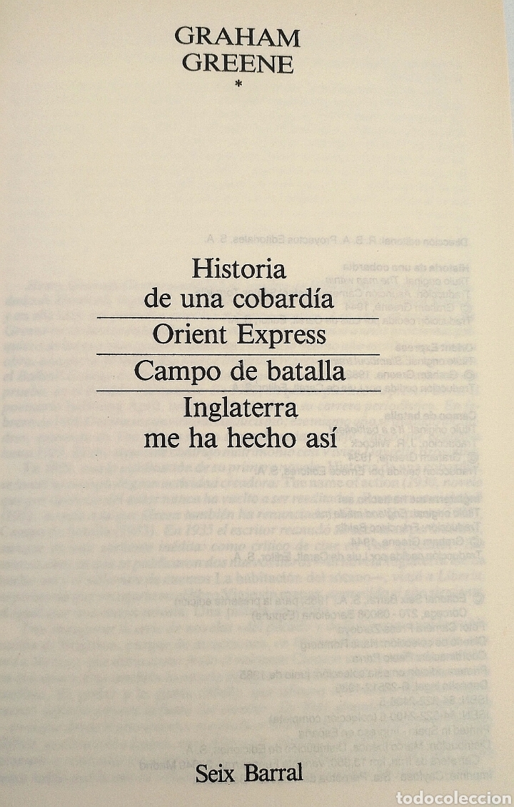 Libros de segunda mano: GRAHAM GREEN - Foto 3