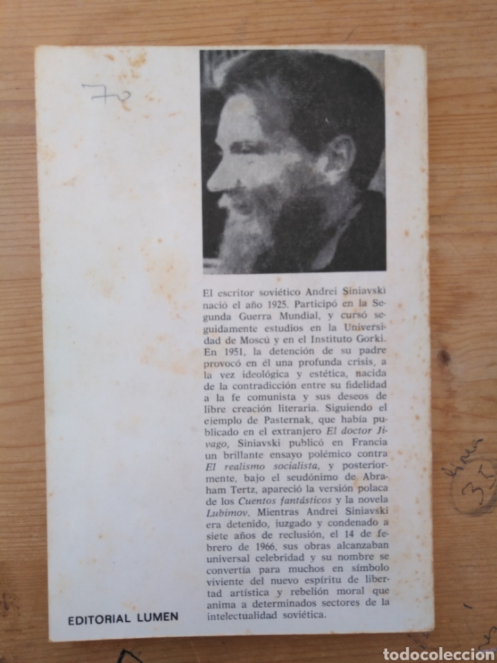 Libros de segunda mano: La helada/Andrei Siniavski - Foto 2