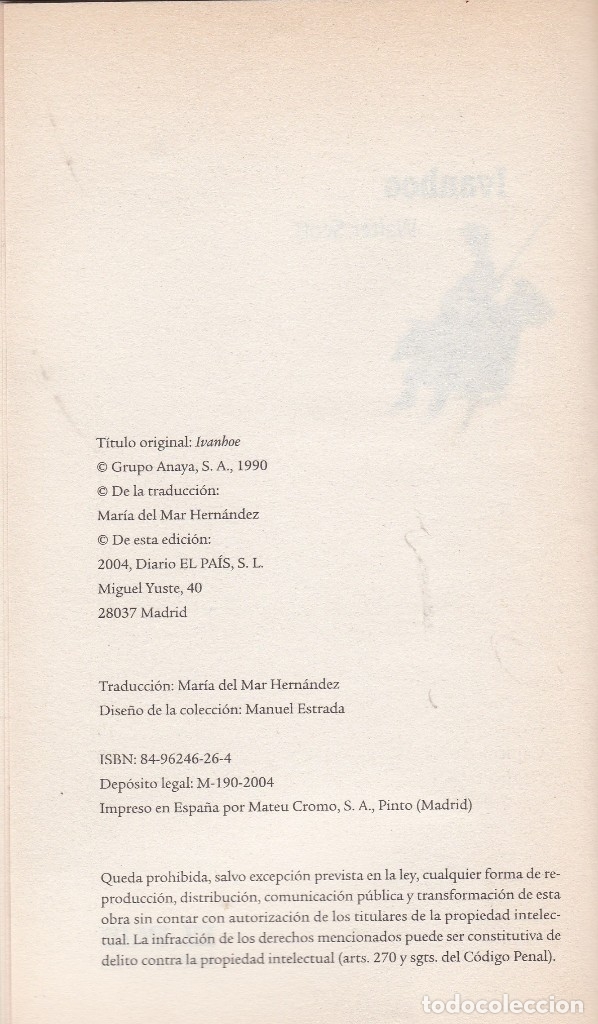Libros de segunda mano: Libros. Walter Scott. Ivanhoe. 1990 - Foto 2