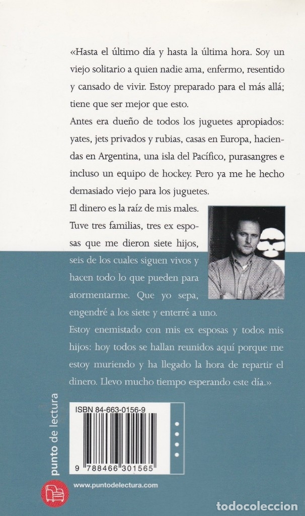 Libros de segunda mano: Libros. John Grisham. El Testamento. 2001 - Foto 3